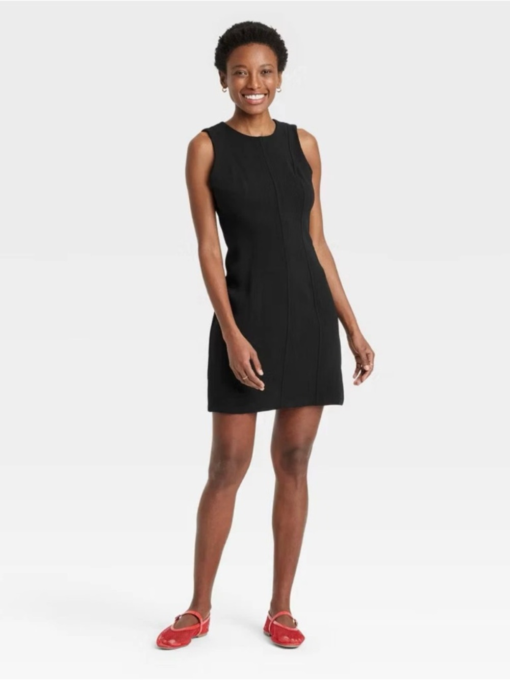 Women's Mini Sheath Dress - A New Day Black
